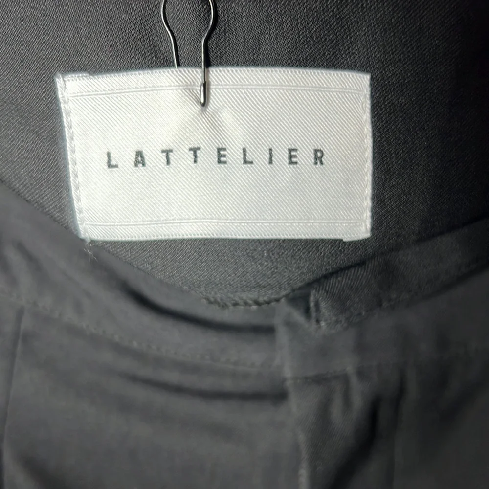 Lattlelier black high waisted pleated pants size xl - Picture 10 of 14